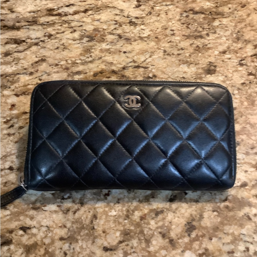 Chanel Zip Around Wallet